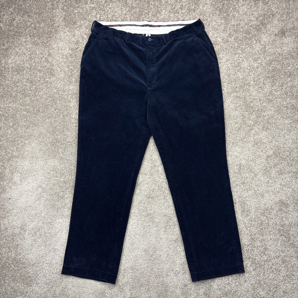 Vntage 90s Polo Ralph‎ Lauren Navy Blue Corduroy Pants 40x30